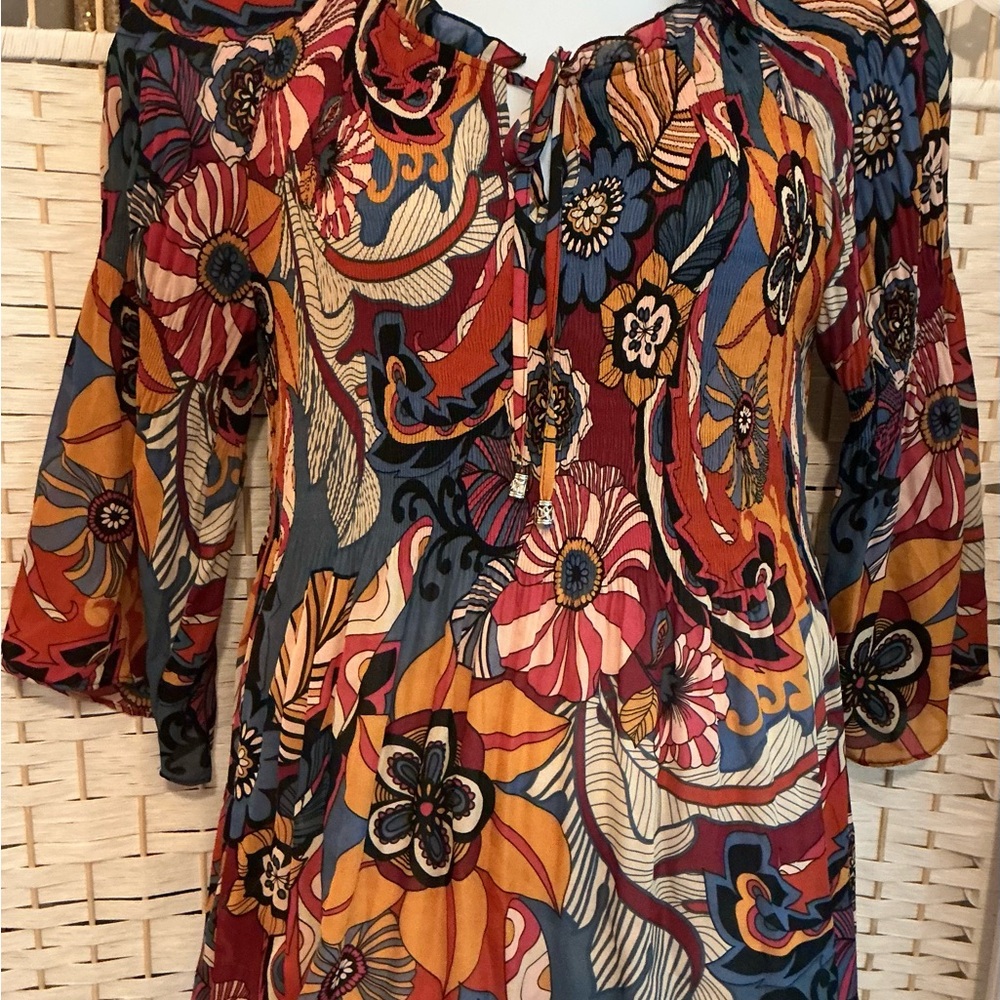 Boho Floral Women's Blouse